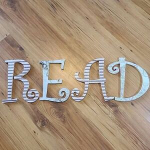 Handmade Read Wall Letters Kids Playroom